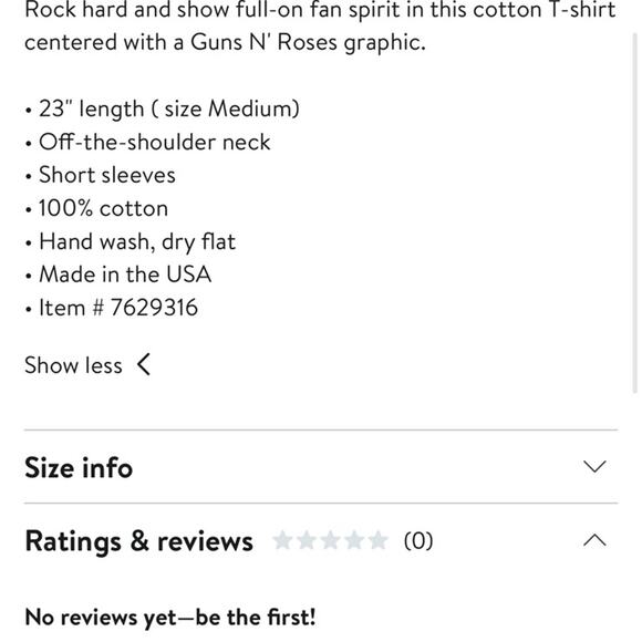 Guns N’ Roses daydreamer tee - Picture 7 of 7